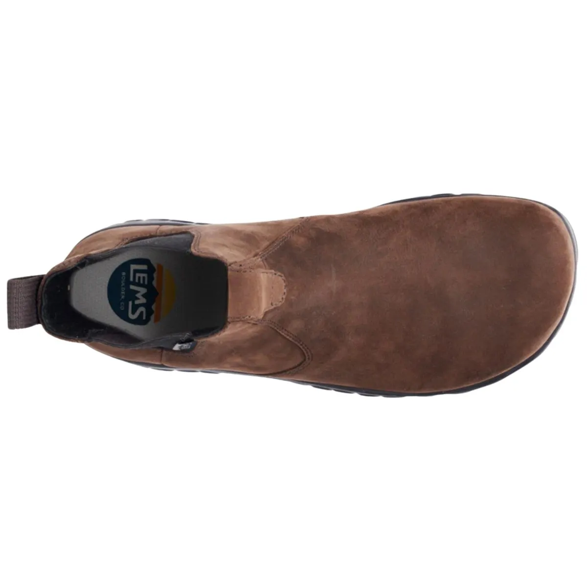 Lems Men's Chelsea Boot Espresso Leather Waterproof