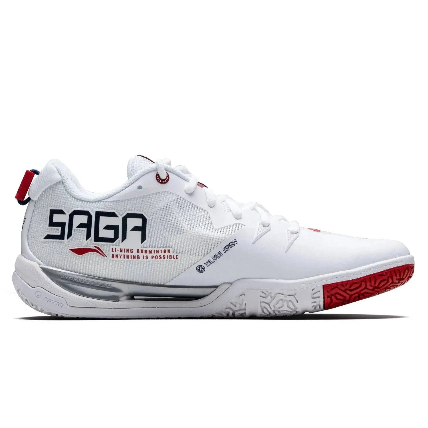 LI-NING SAGA II SE Badminton Shoes White UNISEX AYZU001-1