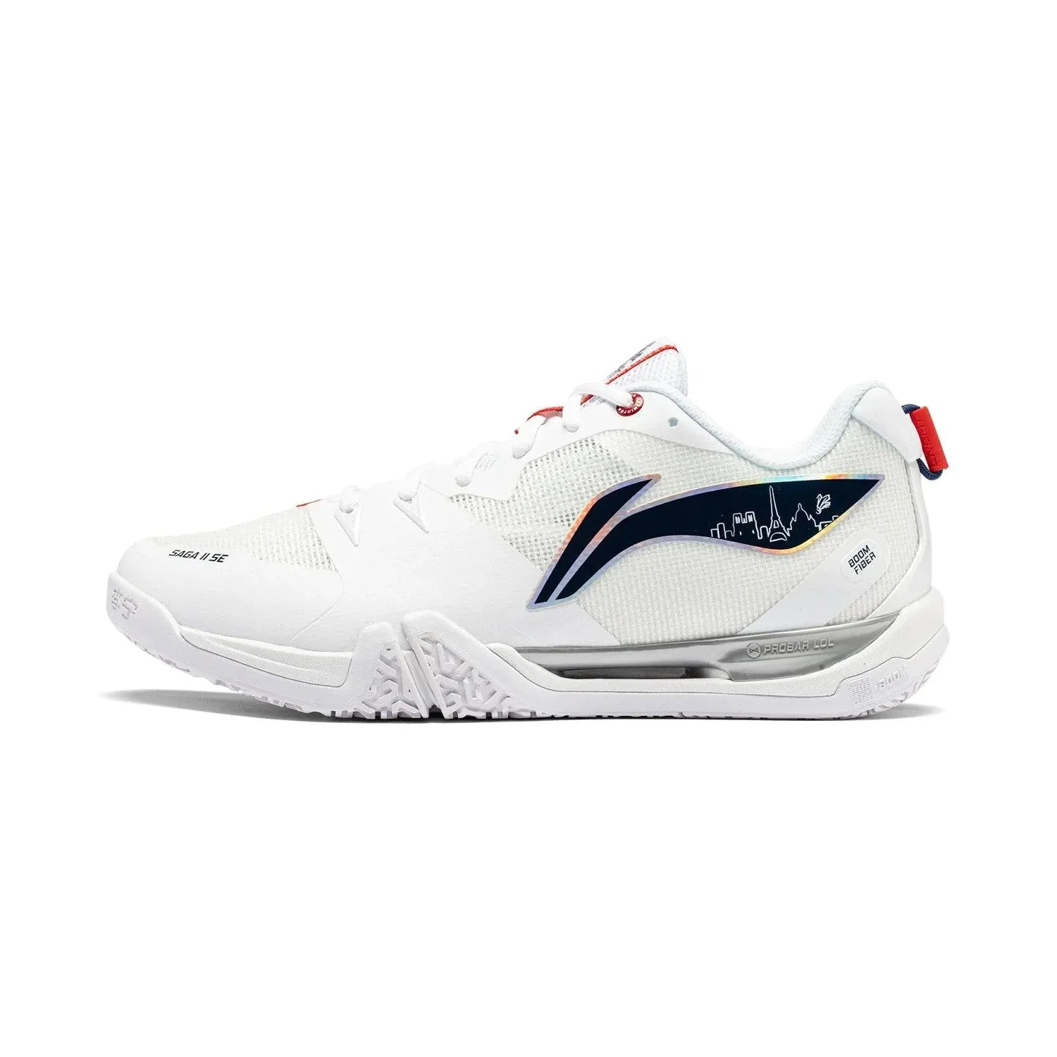 LI-NING SAGA II SE Badminton Shoes White UNISEX AYZU001-1