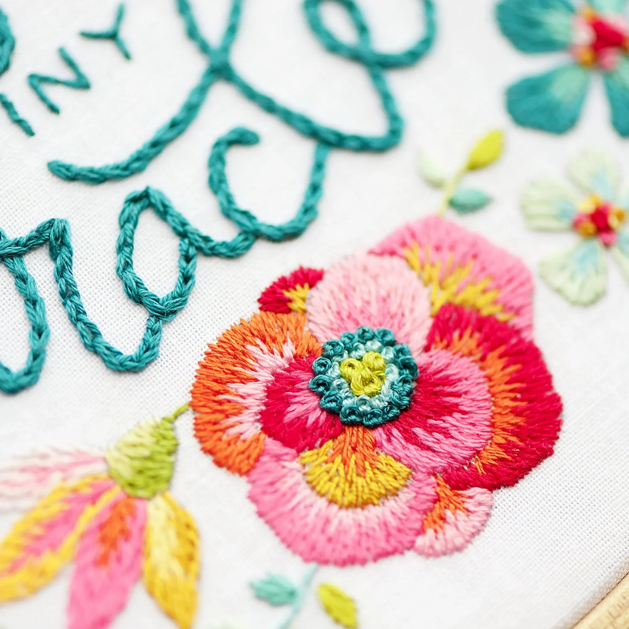 Life And Tiny Miracles Embroidery PDF Pattern - White