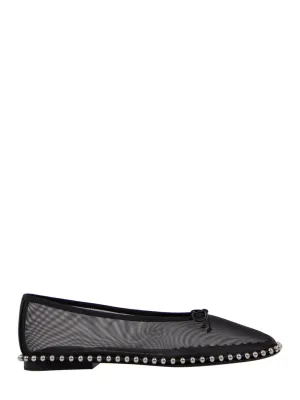 Lina Ballchain Flat (Black)