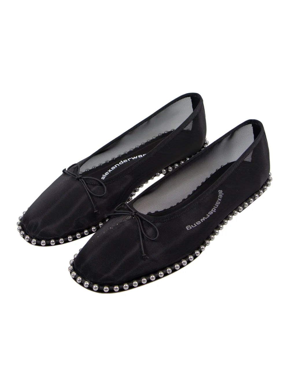 Lina Ballchain Flat (Black)