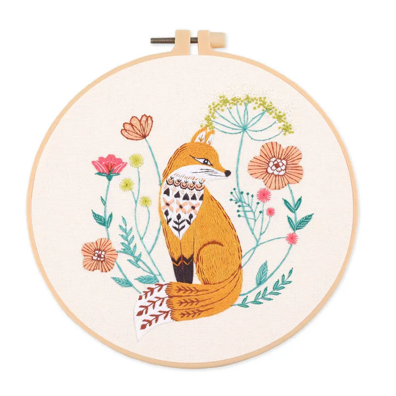 Love Animals  Morden Hand Embroidery Kit 20cm