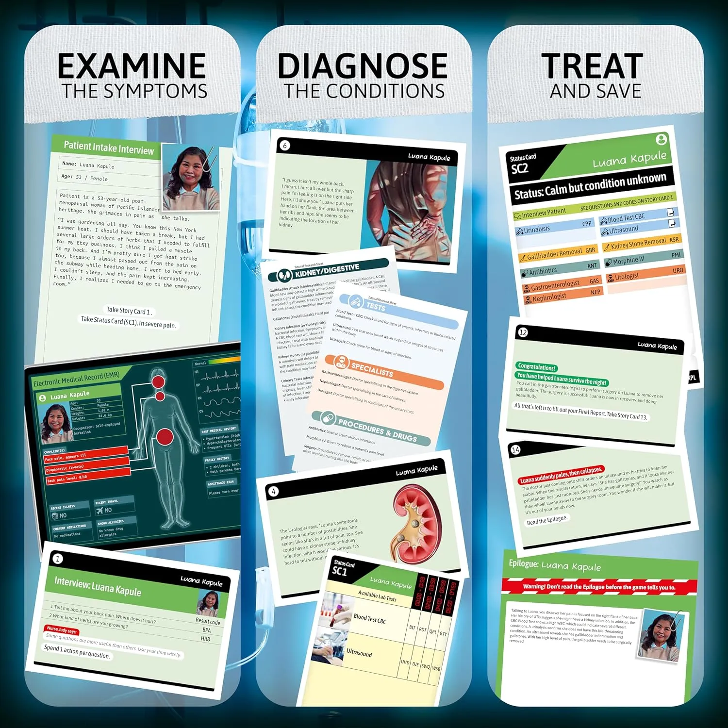 MEDICAL MYSTERIES GAME