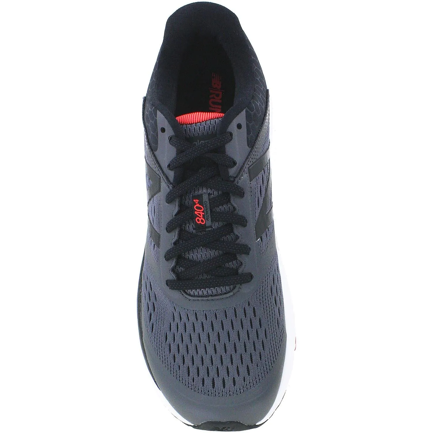 Men's New Balance M840GR4 Running Shoes Magnet/Energy Red Synthetic/Mesh