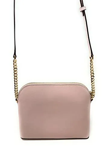 Michael Kors Jet Set Medium Crossbody Leather Handbag (POWDER BLUSH)