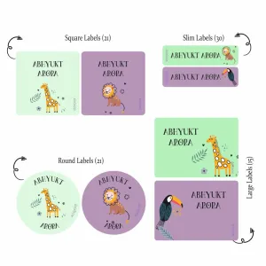 Mixed Labels - Wild life PREPAID ORDER