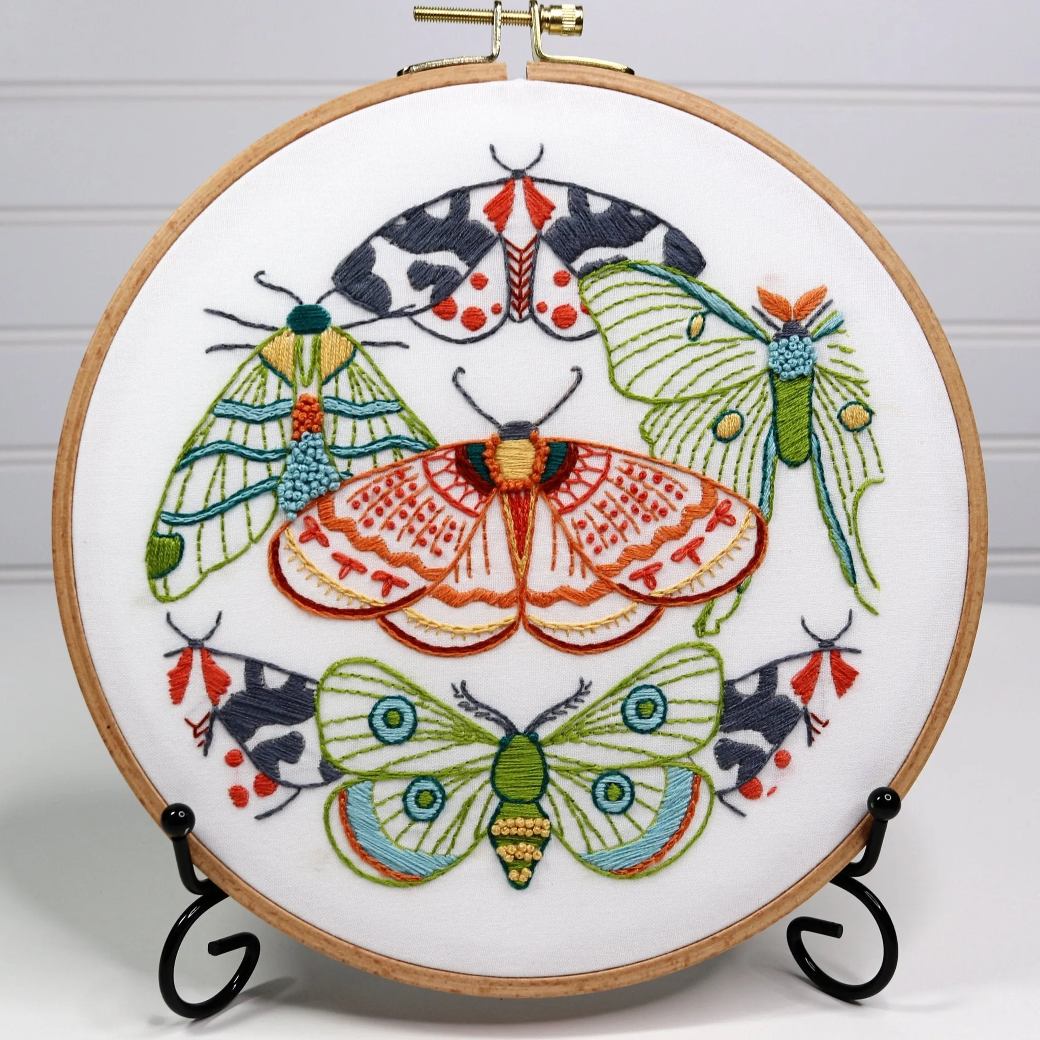 Moths Printed Fabric Pattern