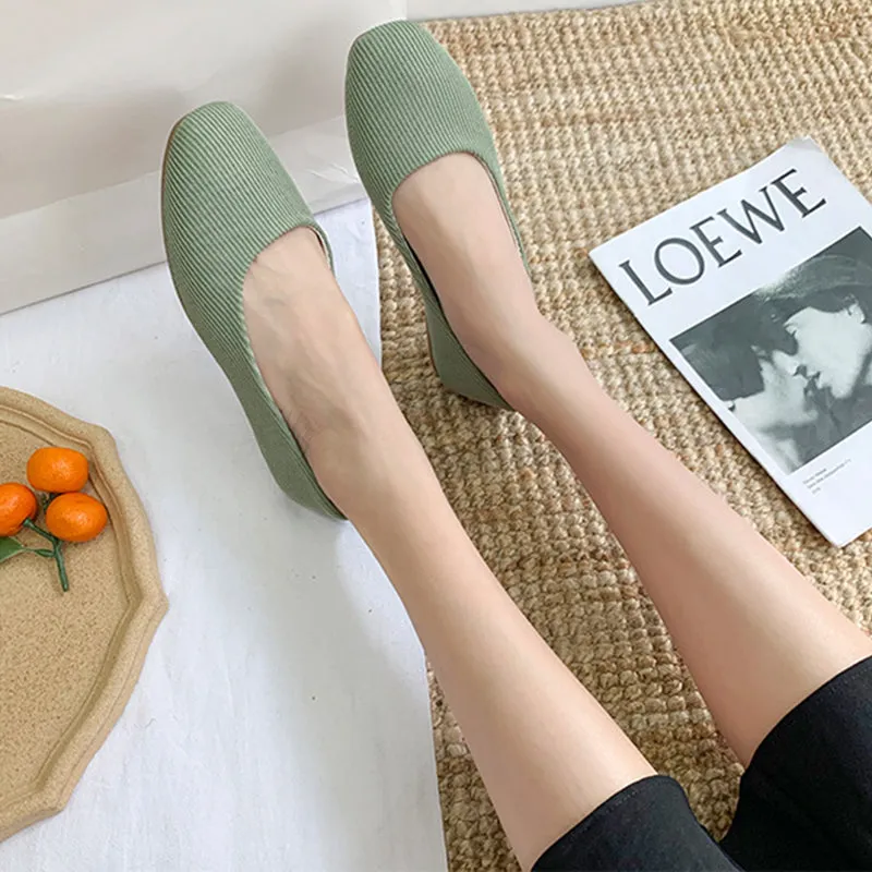 Mugrs™ Square Toe V-Cut Flats (Mugrs 2.0)