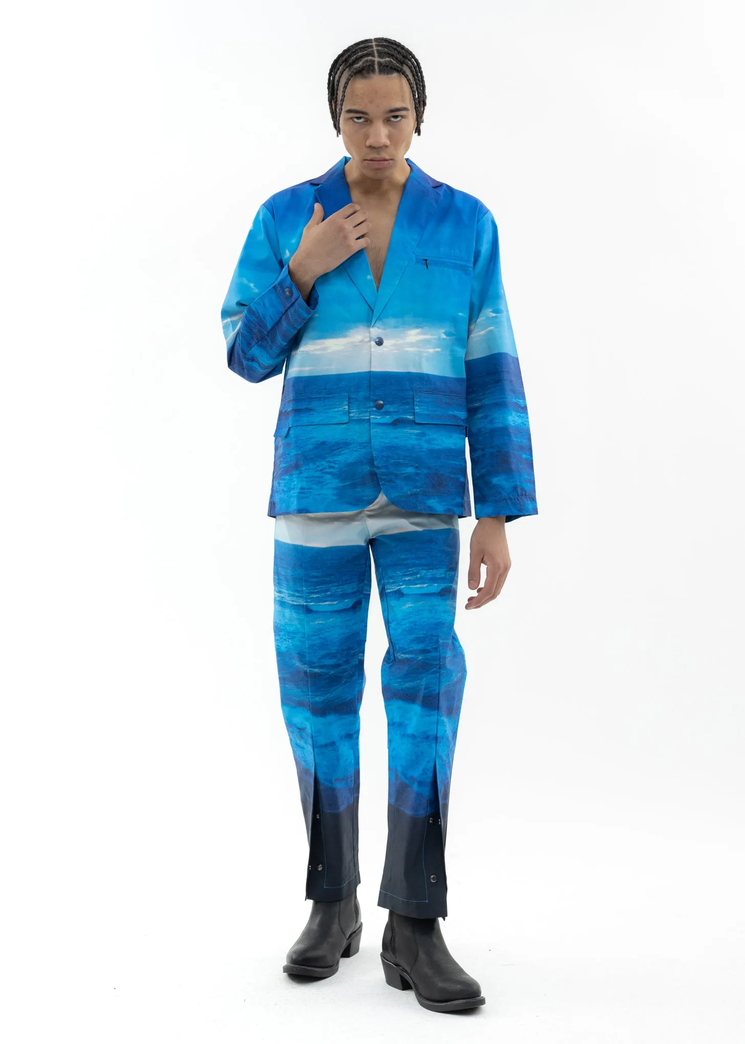 Multi Water Printed Blazer