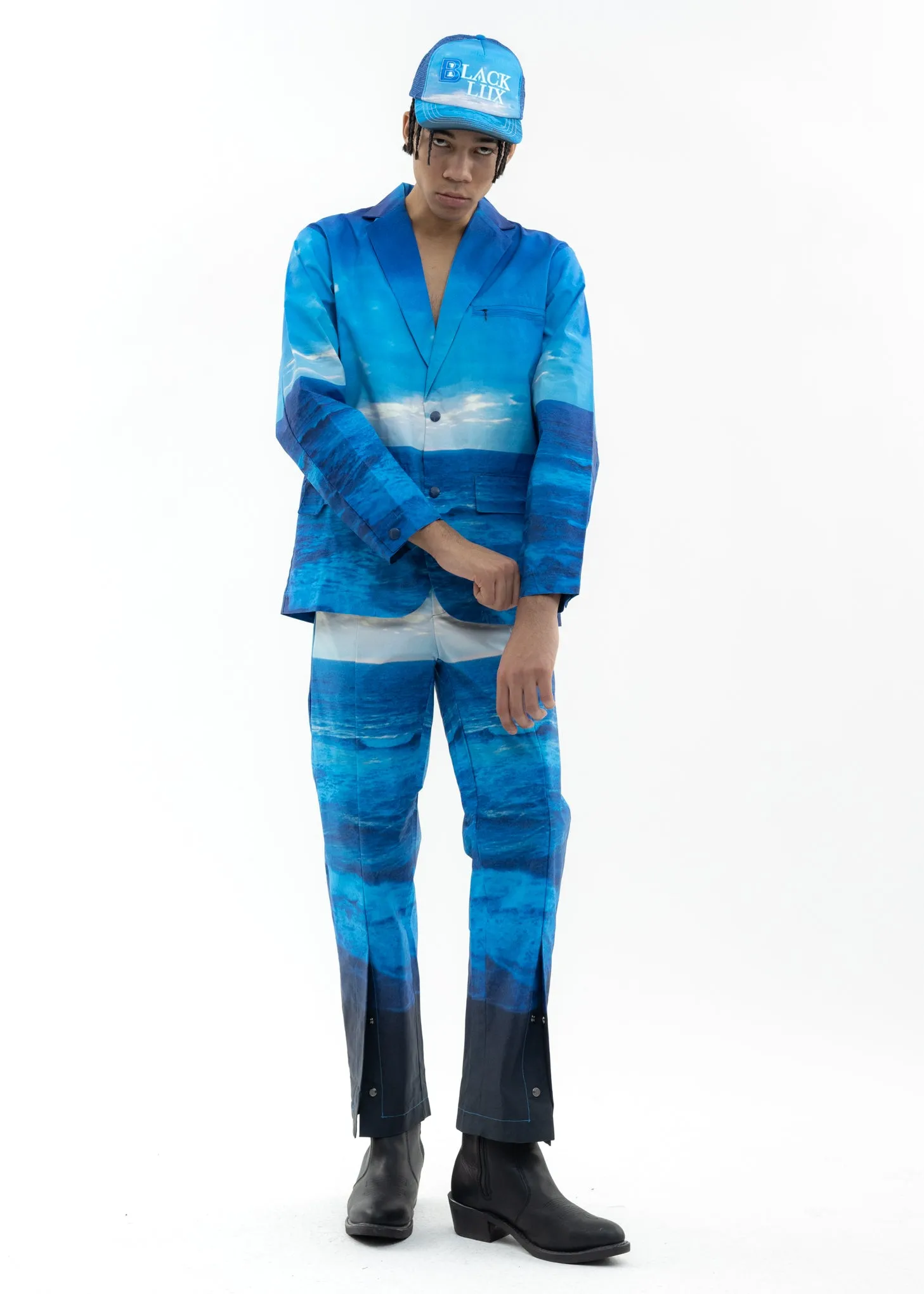 Multi Water Printed Blazer