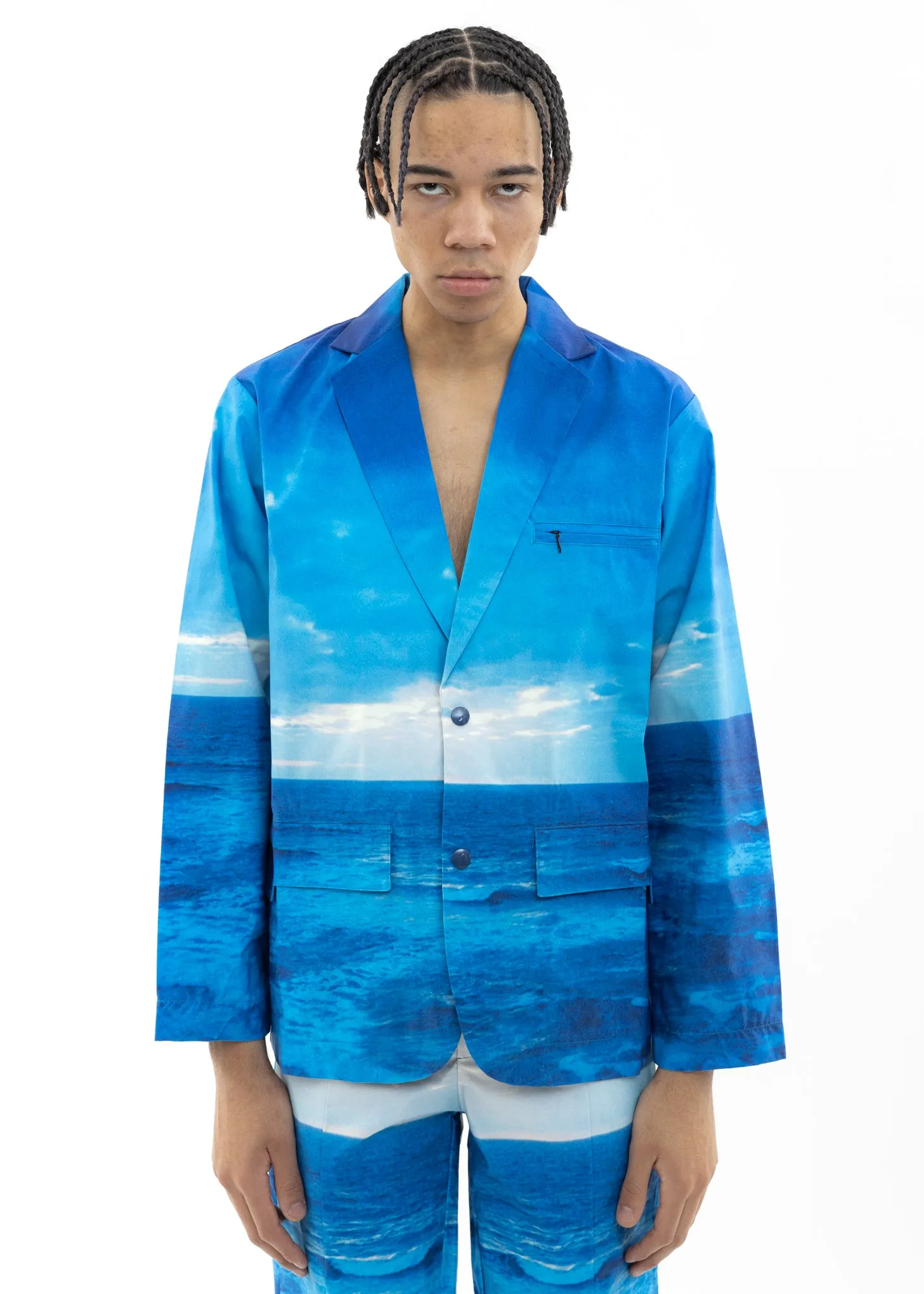 Multi Water Printed Blazer