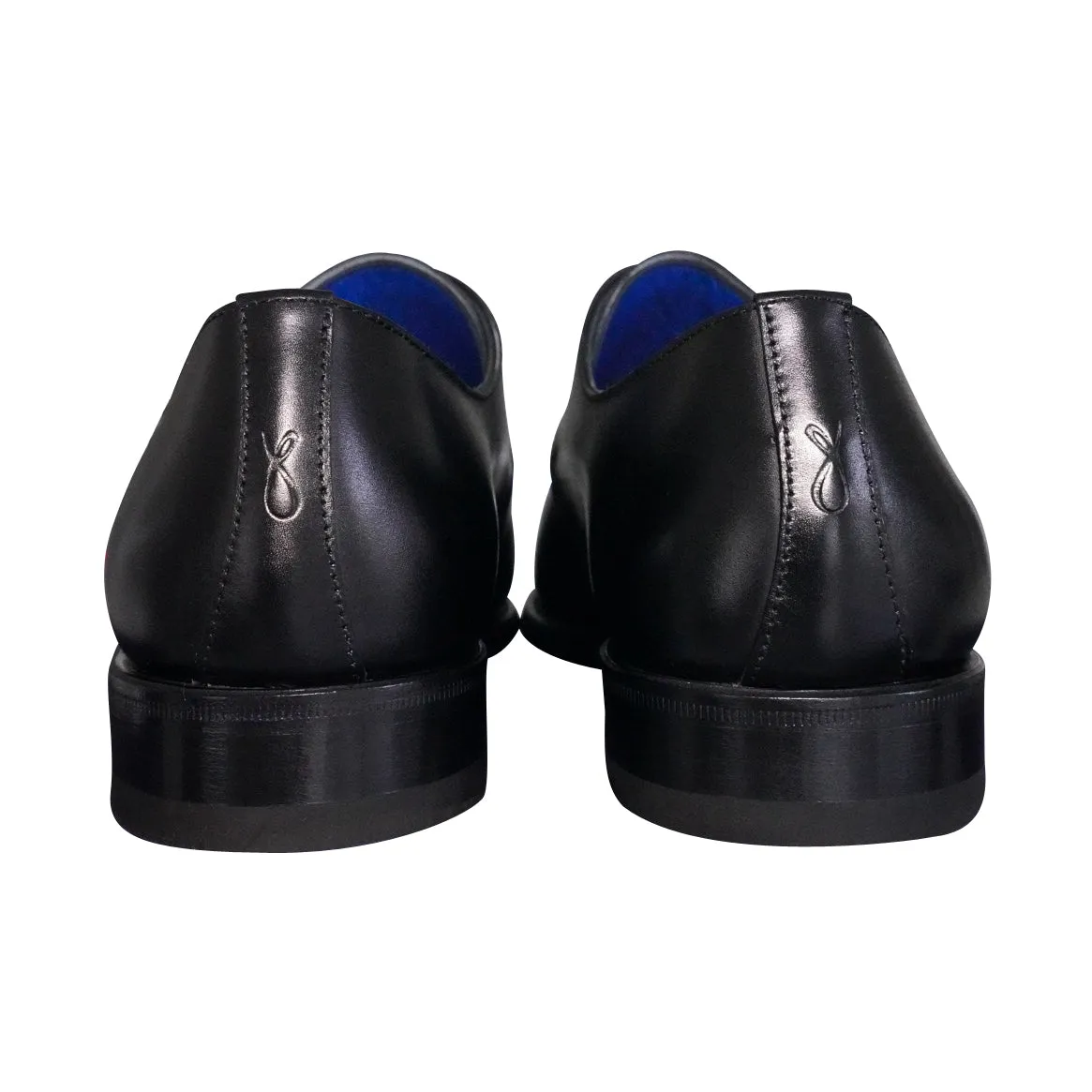 Nero Opal With Silver Hardware Monk Strap
