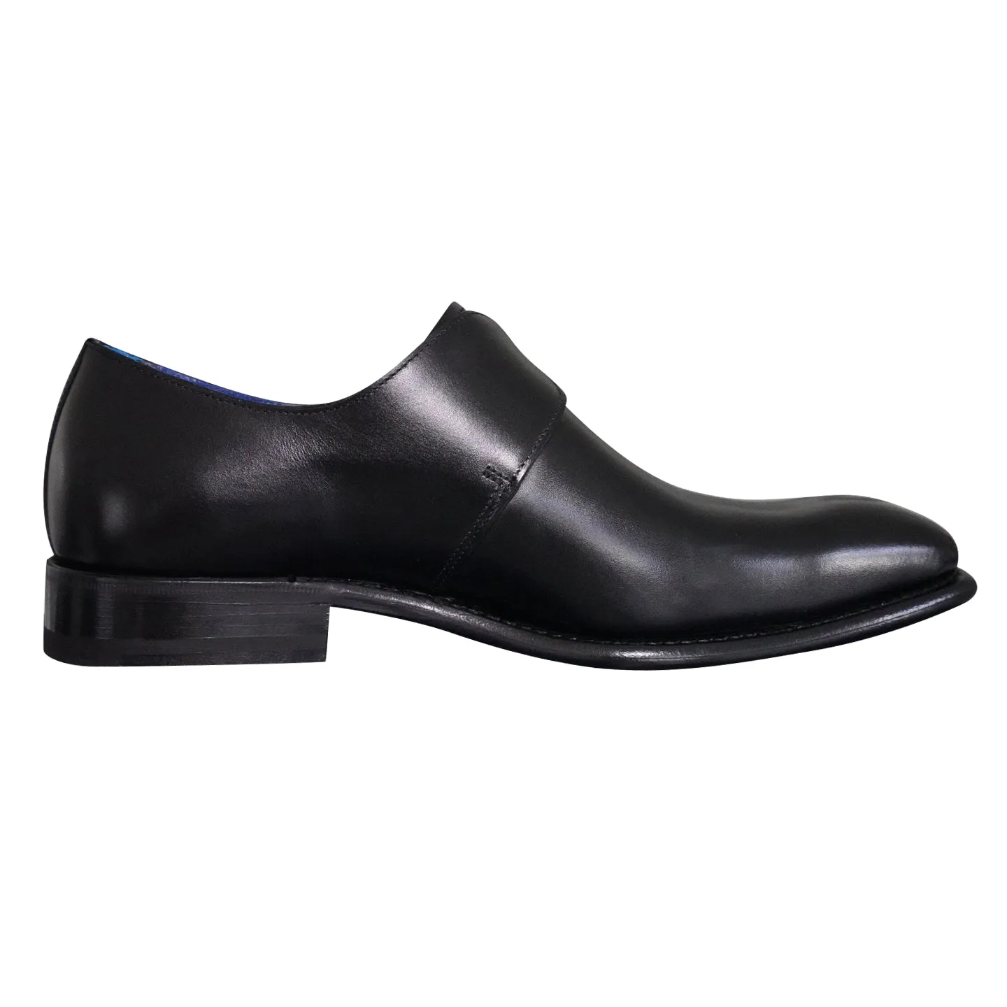 Nero Opal With Silver Hardware Monk Strap