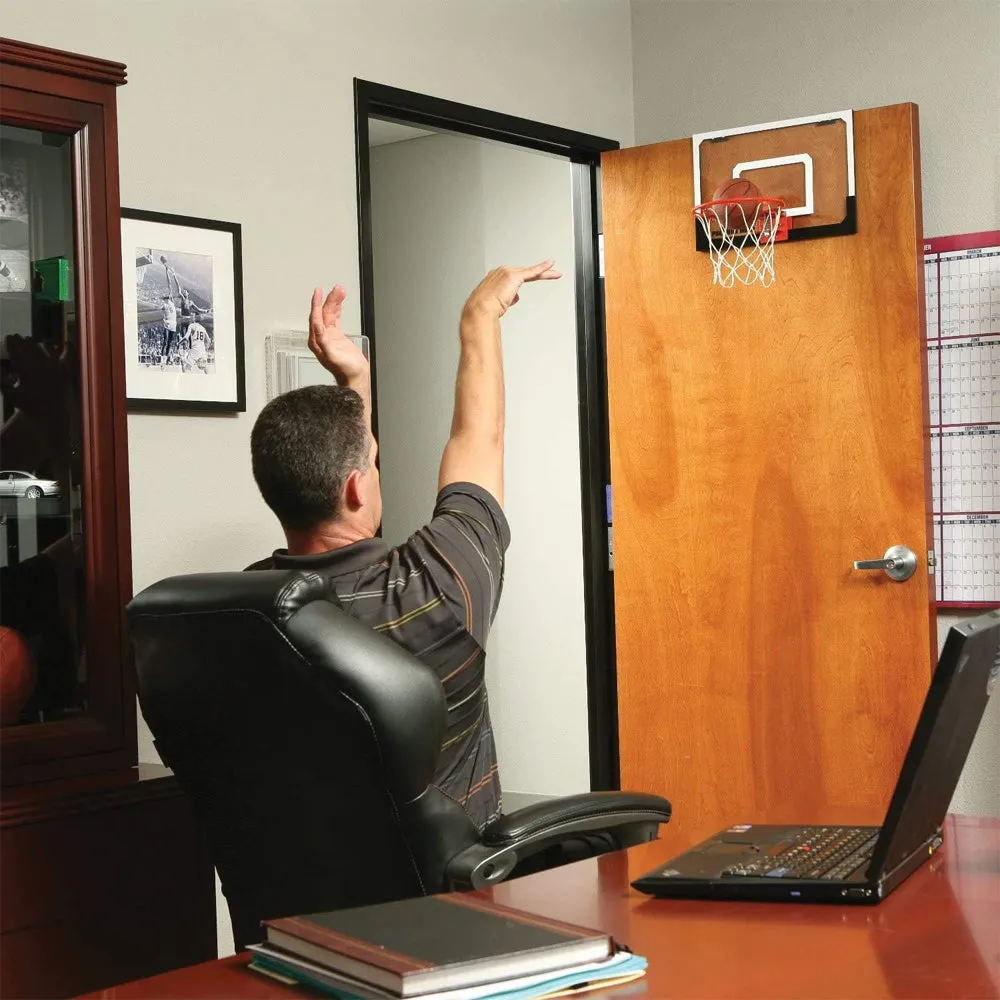 (Net) Indoor Electronic Scoring Basketball Hoop Toy for Kids