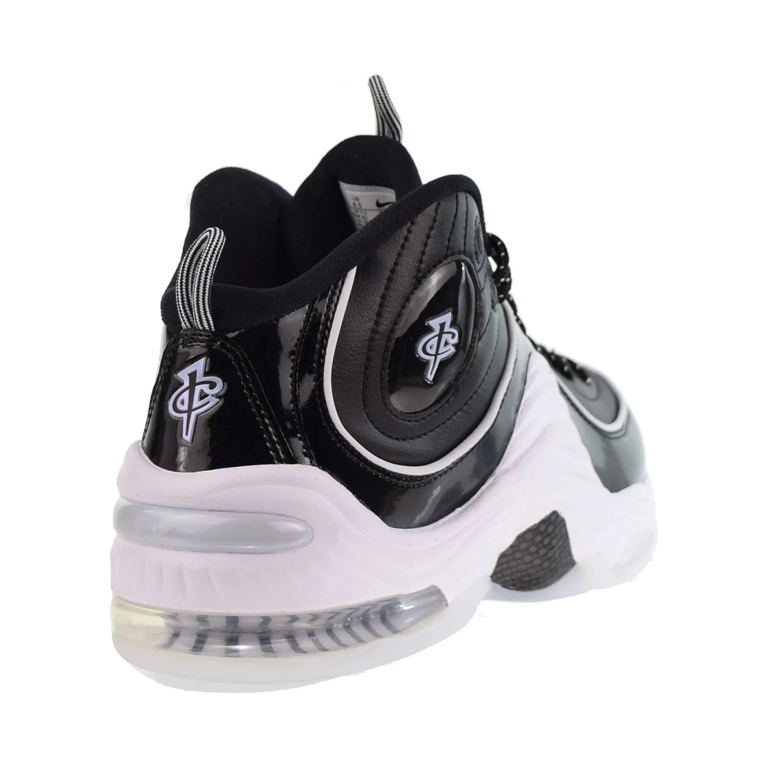Nike Air Penny 2 Football Men's Shoes Black Patent-Multi Color-Grey