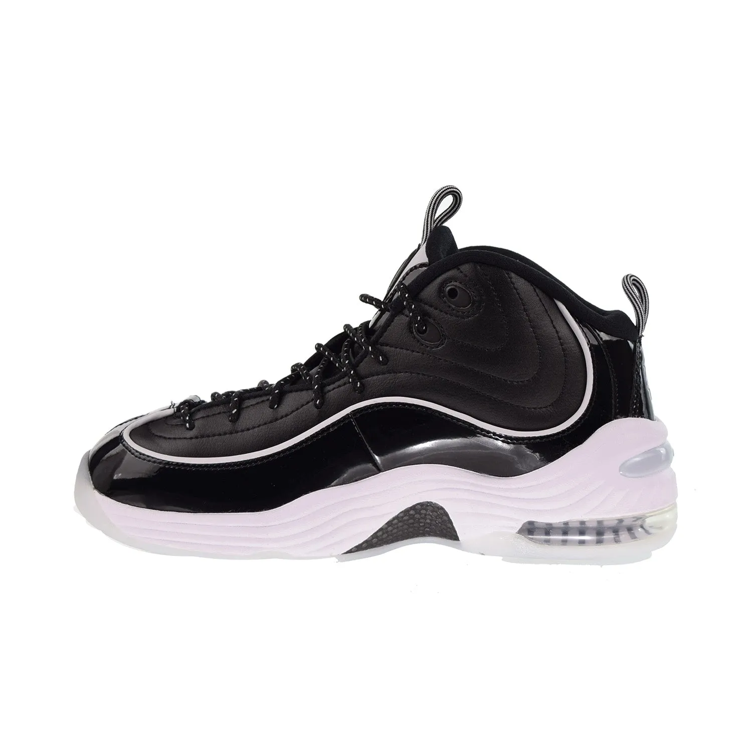 Nike Air Penny 2 Football Men's Shoes Black Patent-Multi Color-Grey