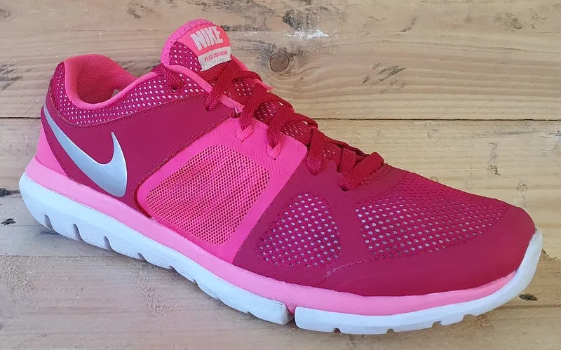 Nike Flex 2014 Running Trainers UK7.5/US10/EU42 642767-616 Hyper Pink/White