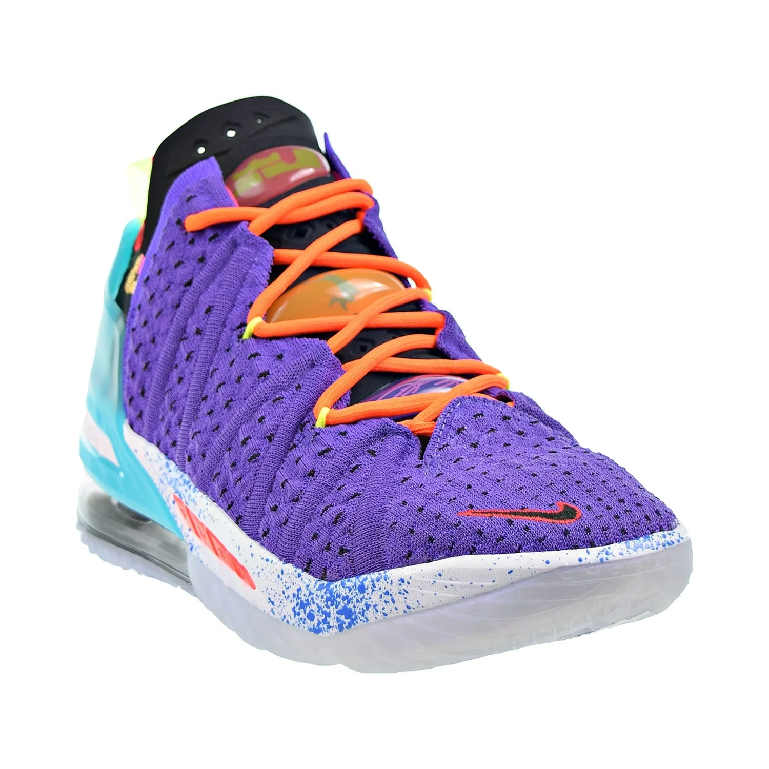 Nike Lebron 18 "Best 10-18" Men's Shoes Psychic Purple-Multi-Color-Black