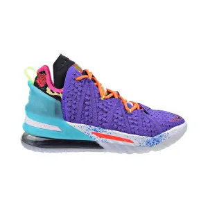 Nike Lebron 18 "Best 10-18" Men's Shoes Psychic Purple-Multi-Color-Black