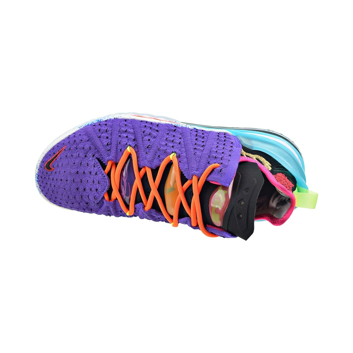 Nike Lebron 18 "Best 10-18" Men's Shoes Psychic Purple-Multi-Color-Black