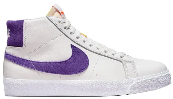 Nike SB - Blazer Mid ISO Shoes | White Court Purple