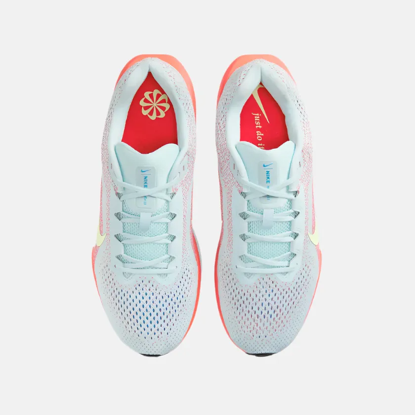 Nike Winflo 11 Men's Road Running Shoes -Glacier Blue/Bright Crimson/Sail/Barely Volt