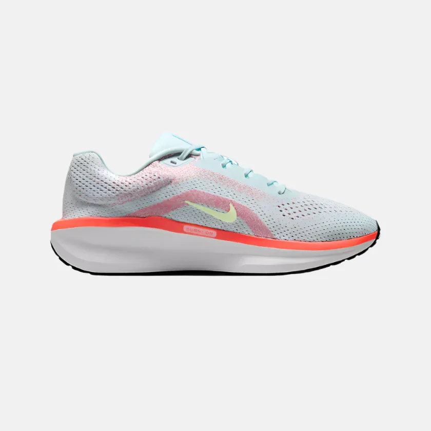 Nike Winflo 11 Men's Road Running Shoes -Glacier Blue/Bright Crimson/Sail/Barely Volt
