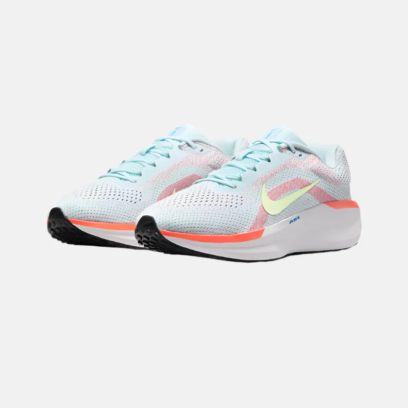 Nike Winflo 11 Men's Road Running Shoes -Glacier Blue/Bright Crimson/Sail/Barely Volt