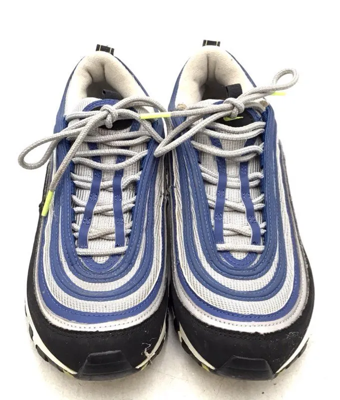 Nike Women's Air Max 97 DQ9131-400 White Blue Low-Top Athletic Shoes - Size 9