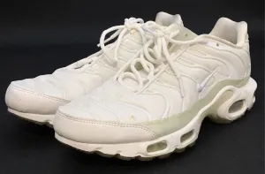 Nike Women's Air Max Plus 862201-101 White Athletic Shoes - Size 10