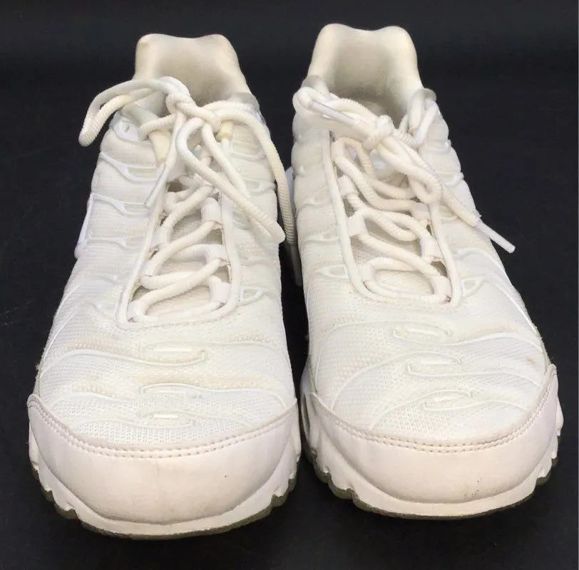 Nike Women's Air Max Plus 862201-101 White Athletic Shoes - Size 10