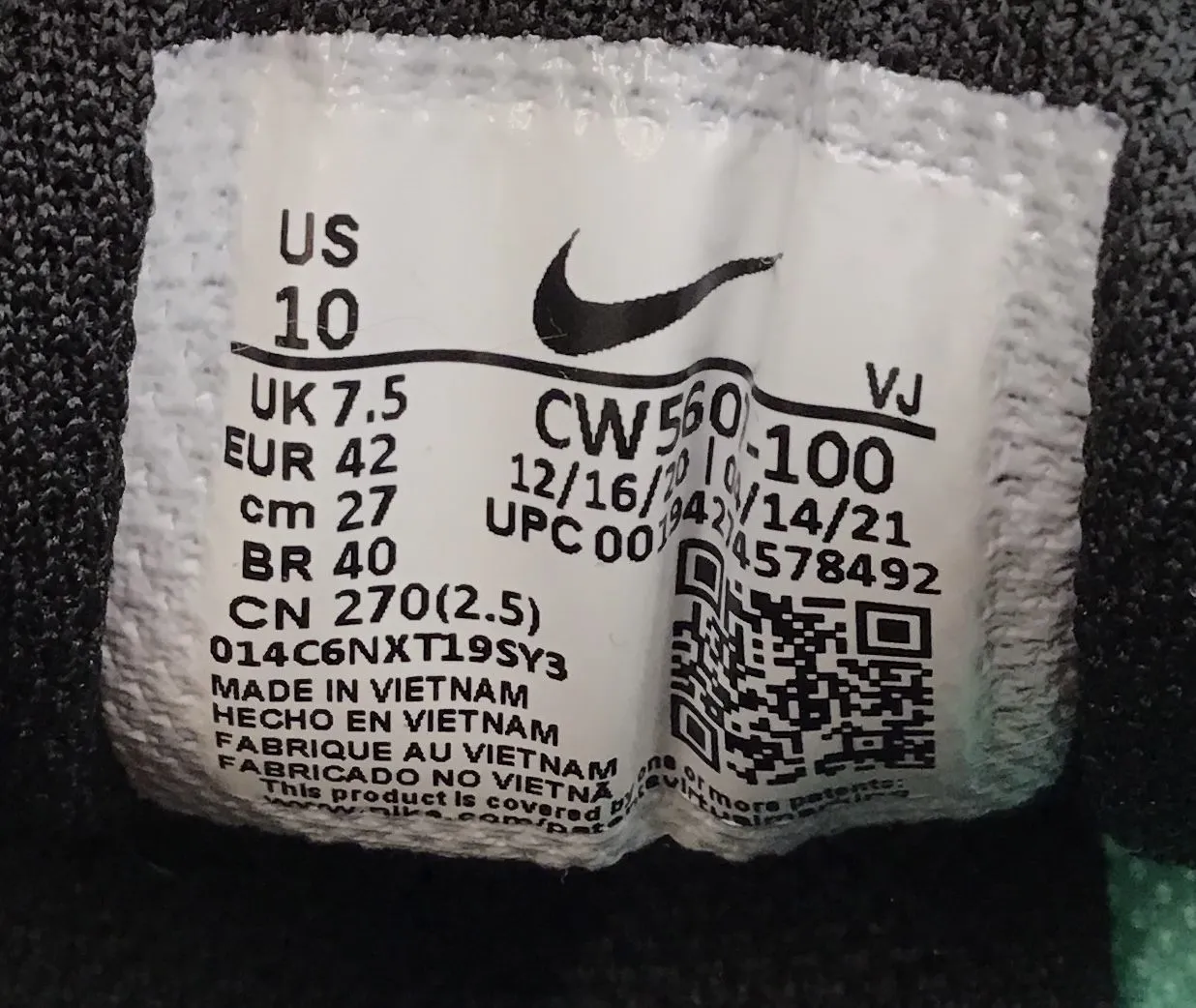 Nike Women's Air Max Torch 4 White Volt Laser Crimson Athletic Shoes - Size 10
