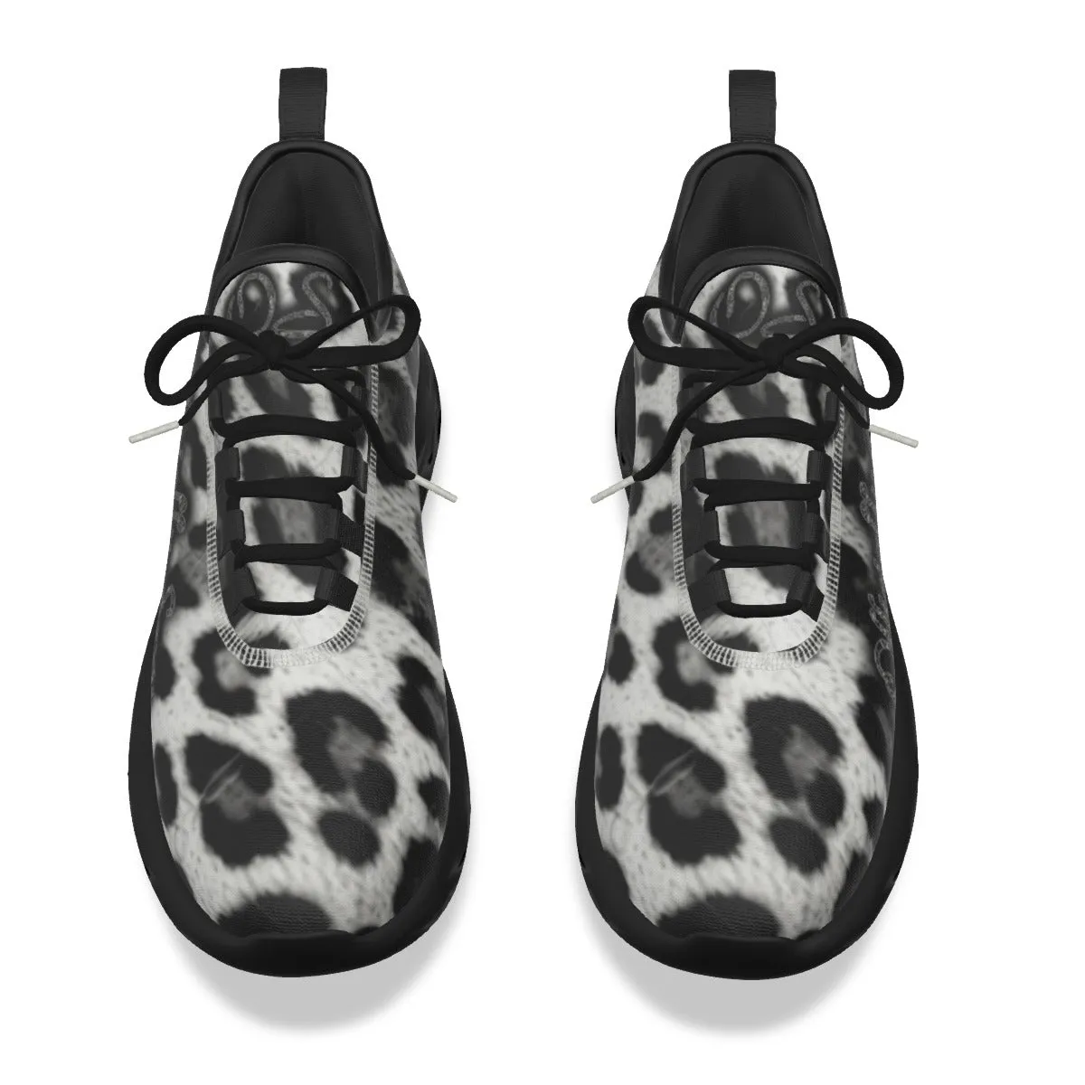 Officially Sexy Snow Leopard Print Collection Women's Light Sports Sneakers
