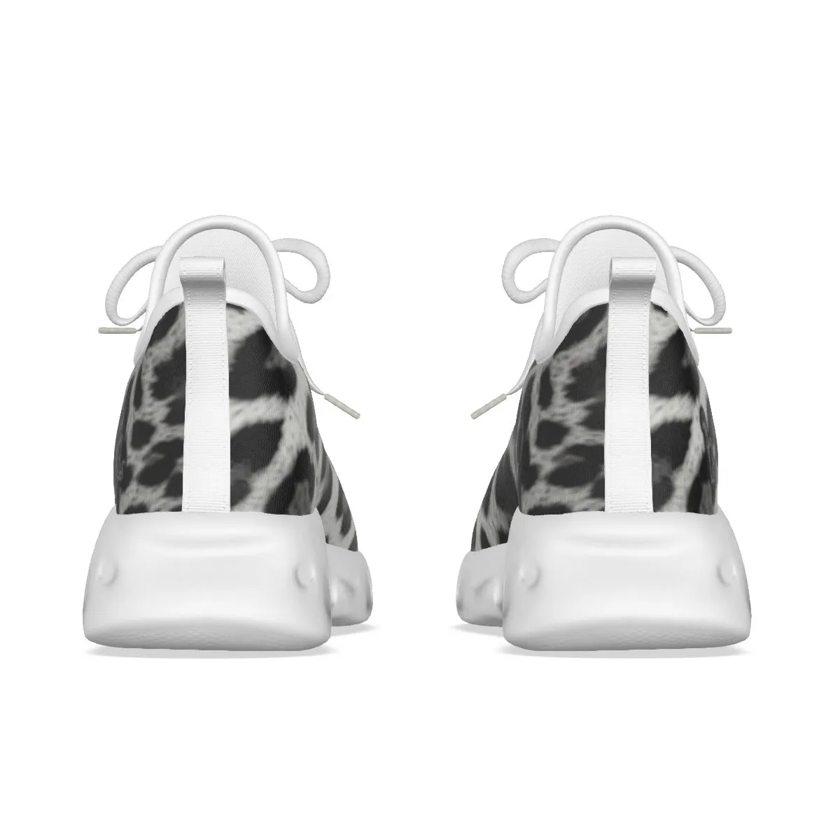 Officially Sexy Snow Leopard Print Collection Women's Light Sports Sneakers