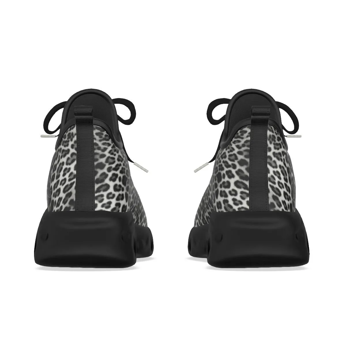 Officially Sexy Snow Leopard Print Collection Women's Light Sports Sneakers