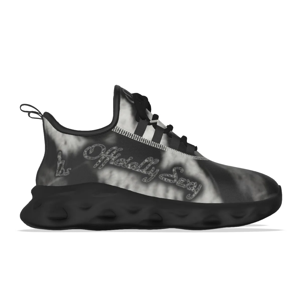 Officially Sexy Snow Leopard Print Collection Women's Light Sports Sneakers