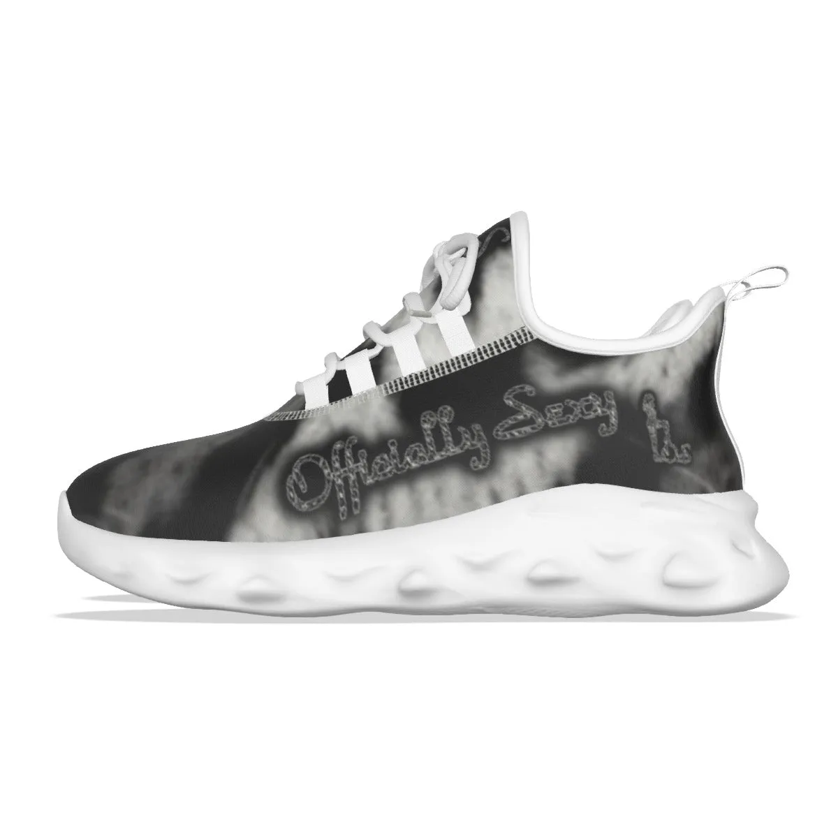 Officially Sexy Snow Leopard Print Collection Women's Light Sports Sneakers