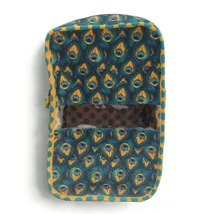 PEACOCK GLORY PRINT Grand Shoe Zip Box