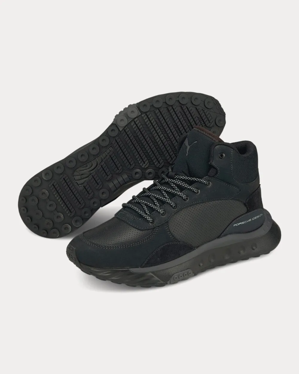 Porsche Design Wild Rider Winterised Jet Black High Top Sneakers