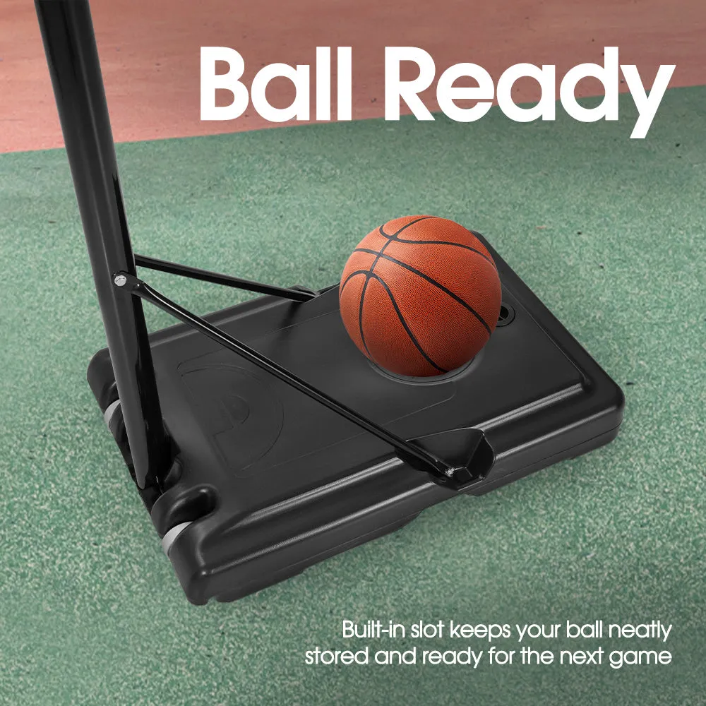 ProPulse Basketball Hoop Stand System Portable 1.36M-3.05M Height Adjustable