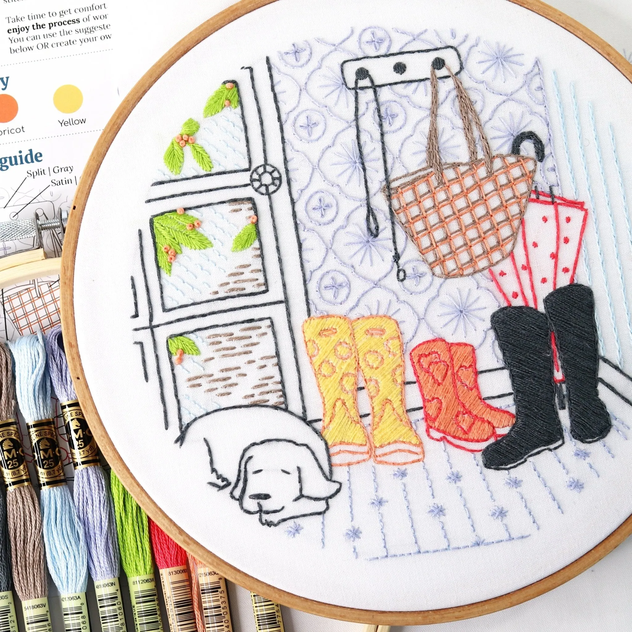 Rainy Day Embroidery Kit