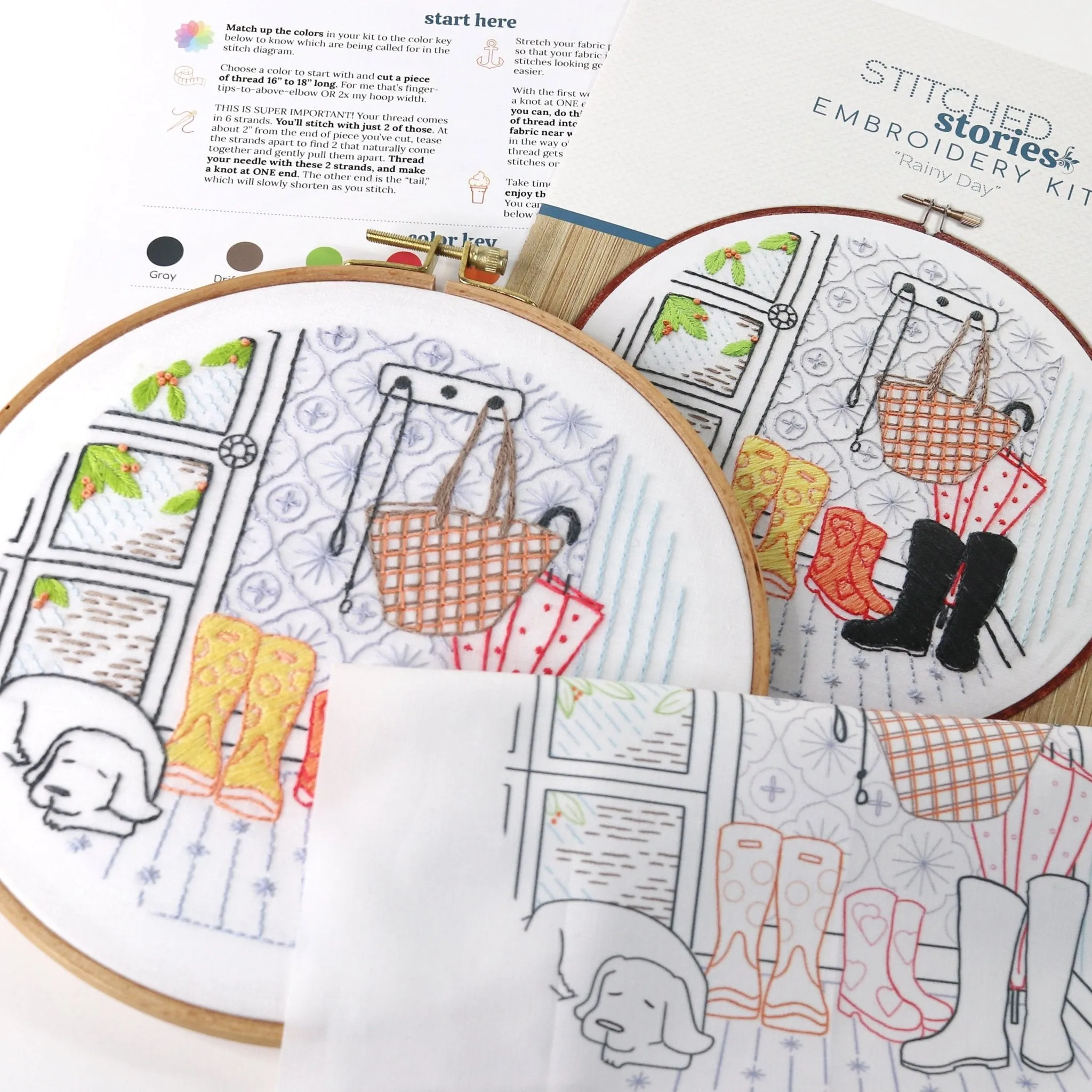 Rainy Day Printed Fabric Pattern