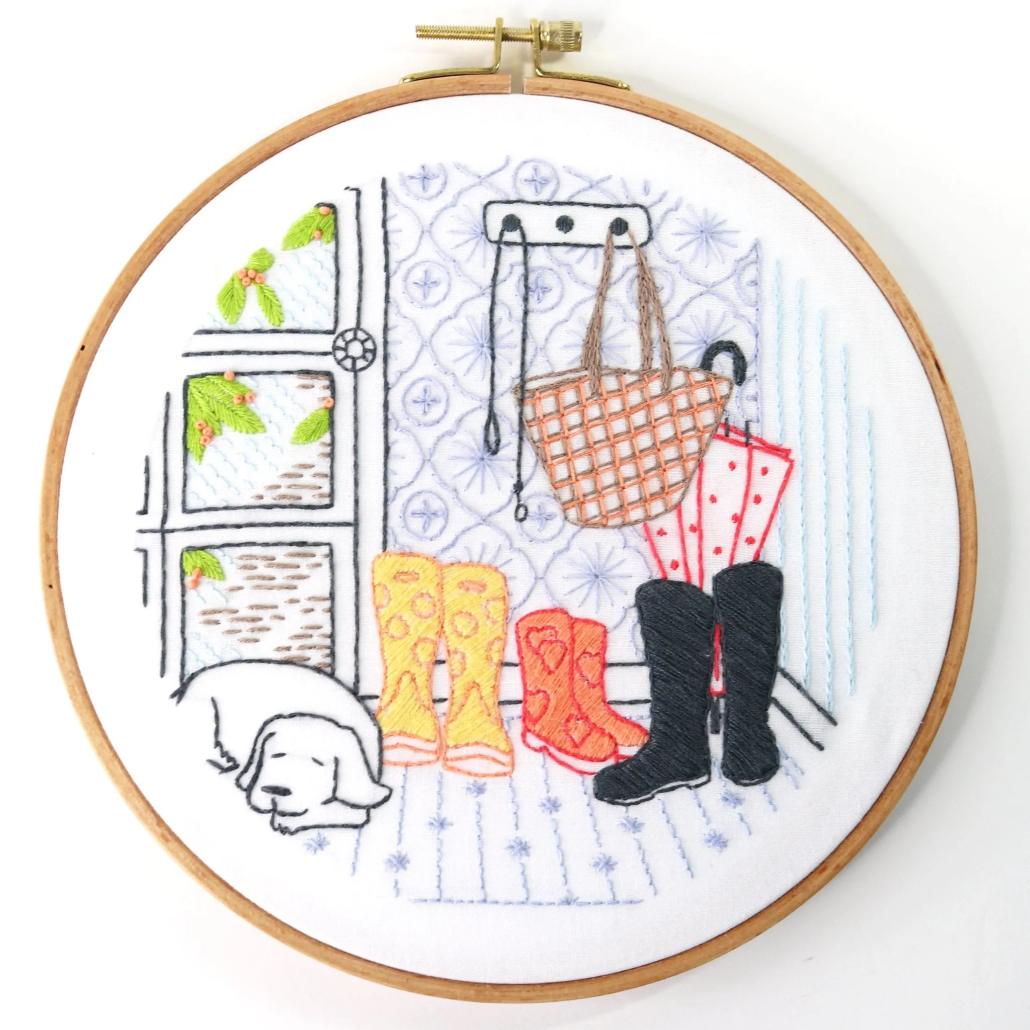 Rainy Day Printed Fabric Pattern