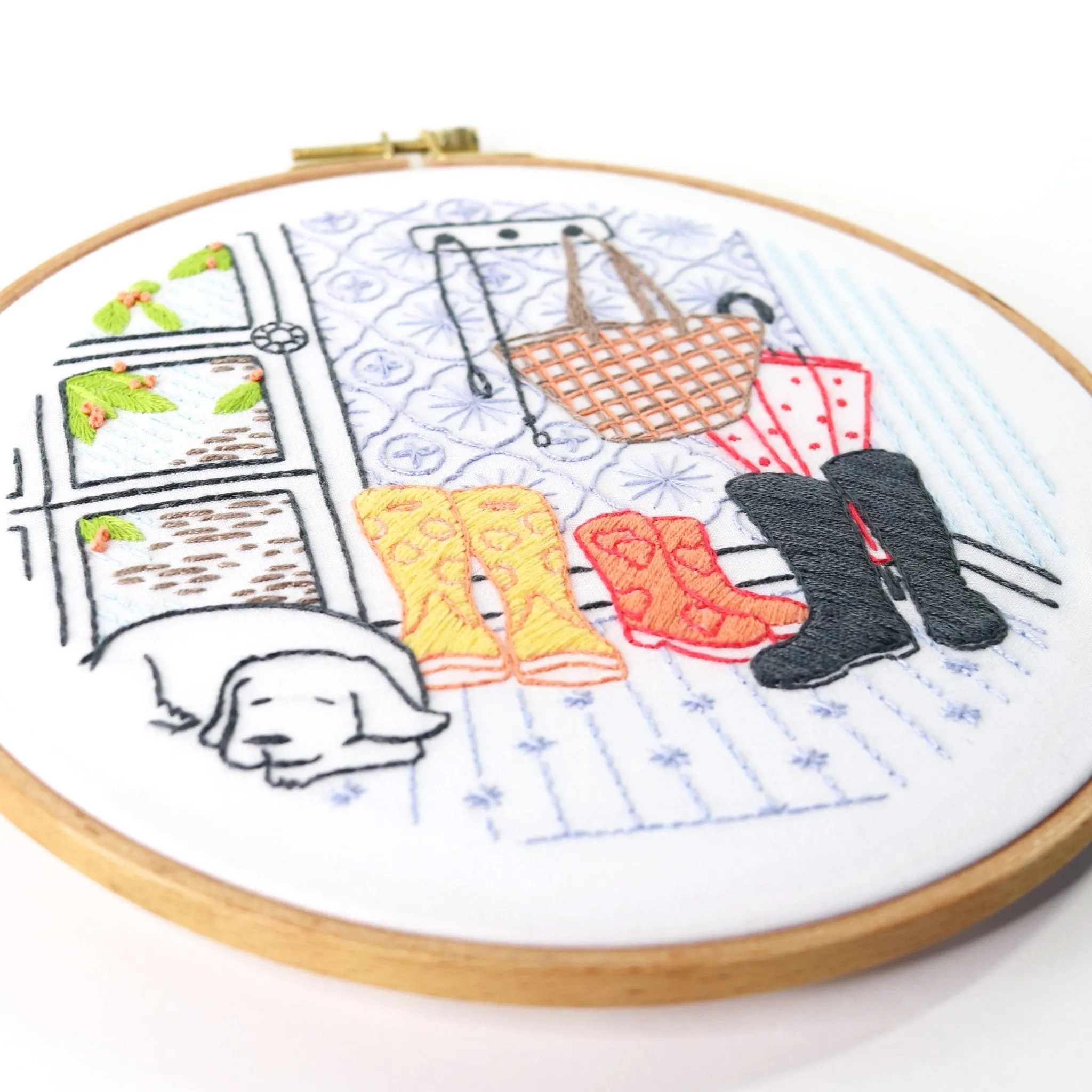 Rainy Day Printed Fabric Pattern