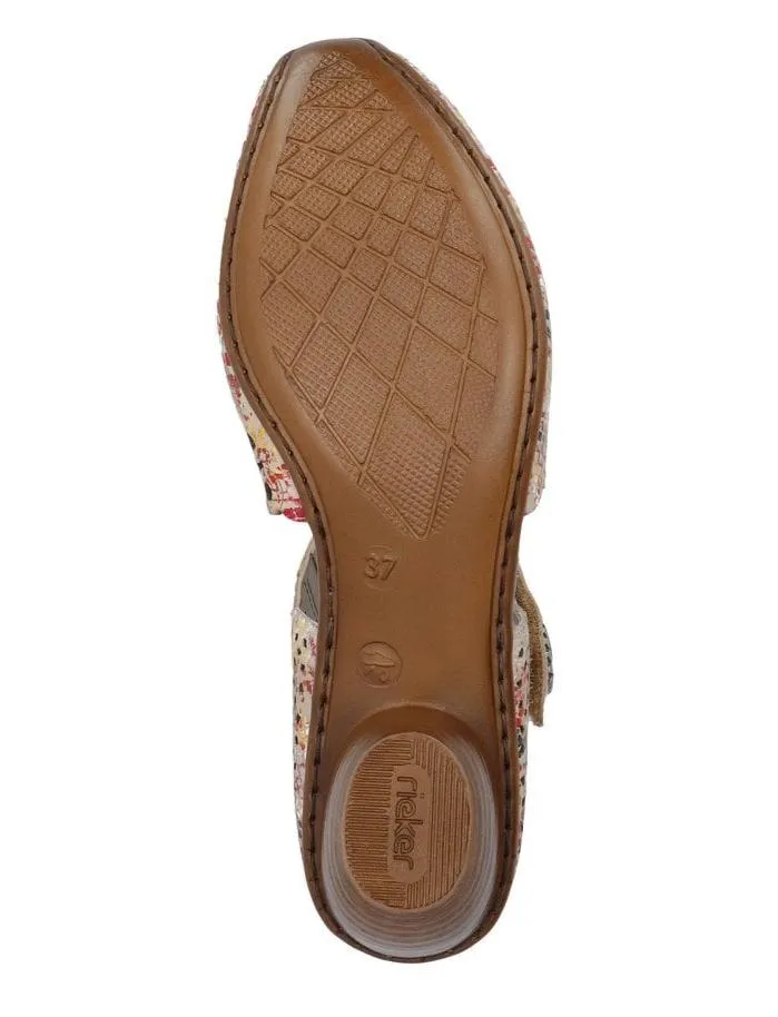 Rieker 43753-91 Womens Touch Fastening Dress Shoe