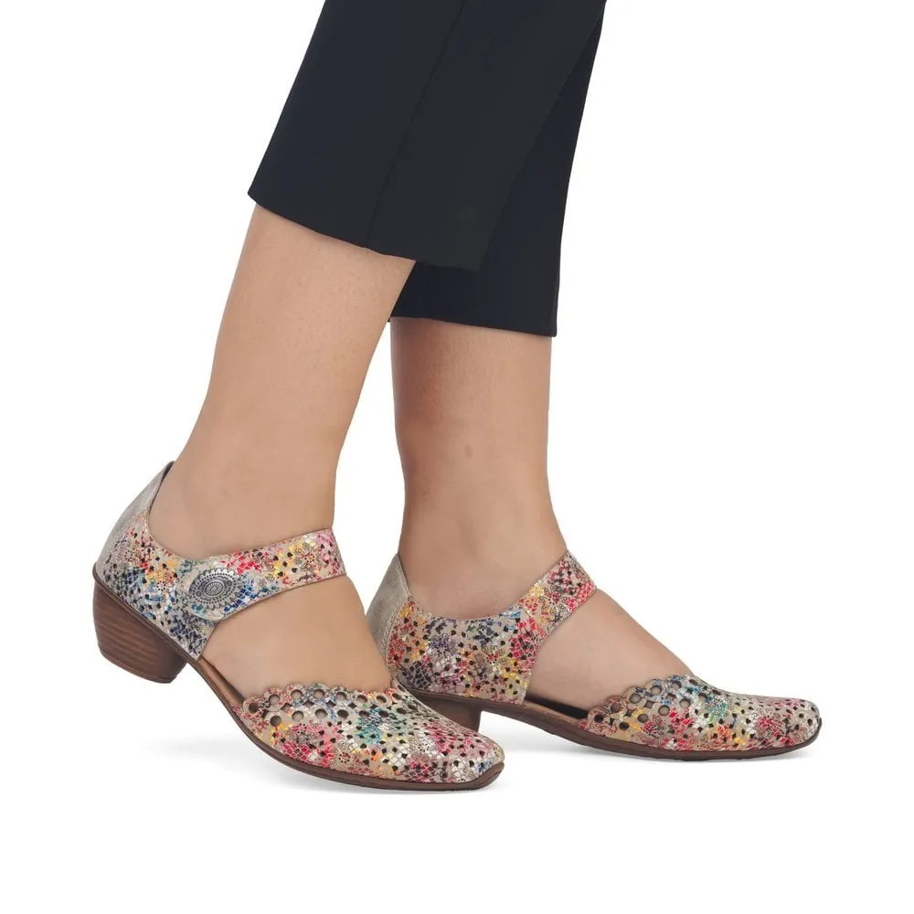 Rieker 43753-91 Womens Touch Fastening Dress Shoe