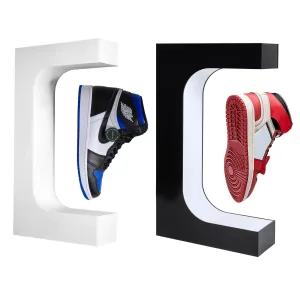 Rotating Magnetic Levitation Shoe Display Stand with LED Light