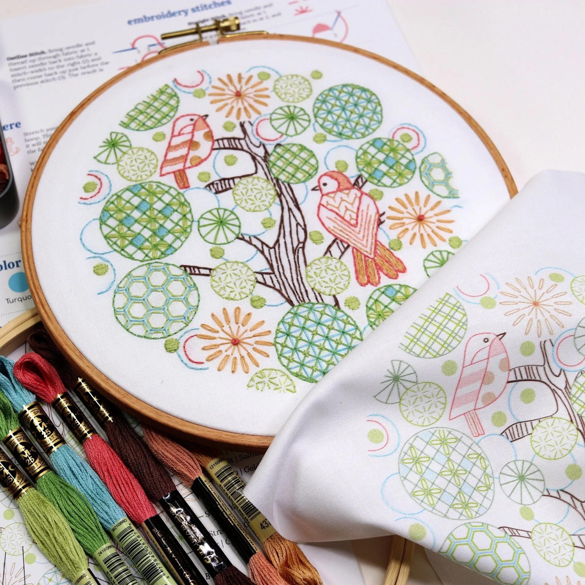 Seeds & Wings Embroidery Kit Bundle of 3