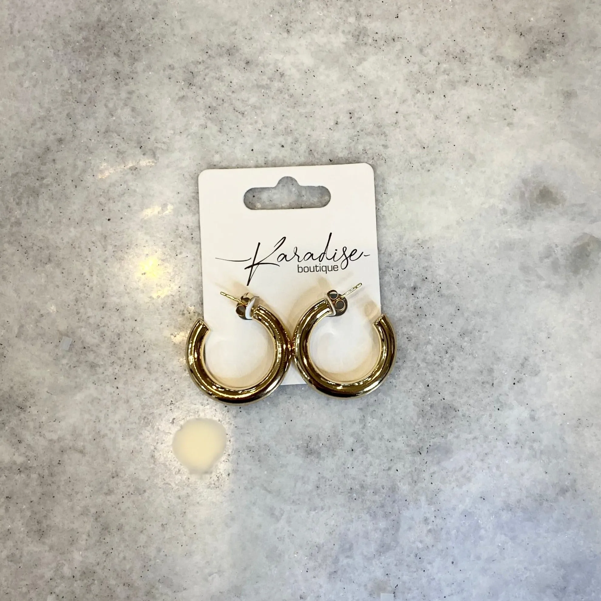 Shirley Thick Gold Hoop